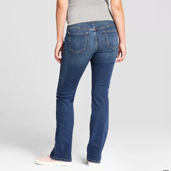 ISABEL MATERNITY distressed bootcut jeggings 0/25R - Picture 2 of 5